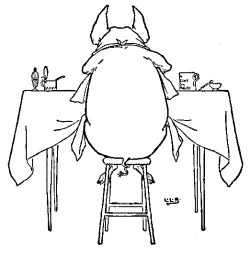 おなべにおちてにげだすオオカミ