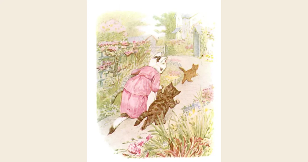 こねこのトムのおはなし 原書イラスト